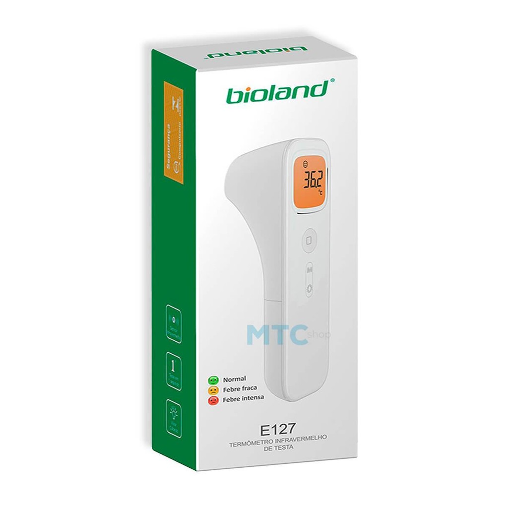 Termômetro Clínico Digital Sem Contato Infravermelho E127 - Bioland