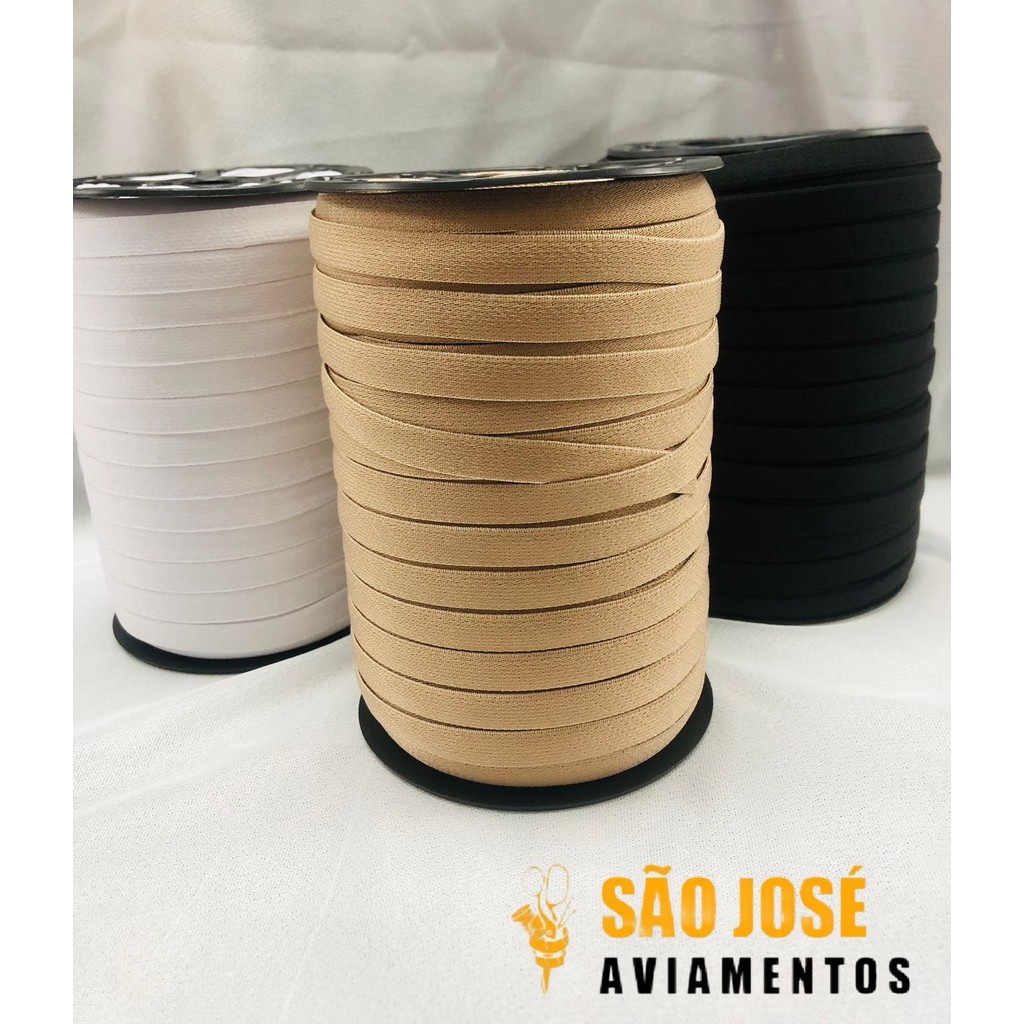 Alça de Sutiã Acetinada 10mm  c/ 100M p/ Sutiã - Biquíni Vanity