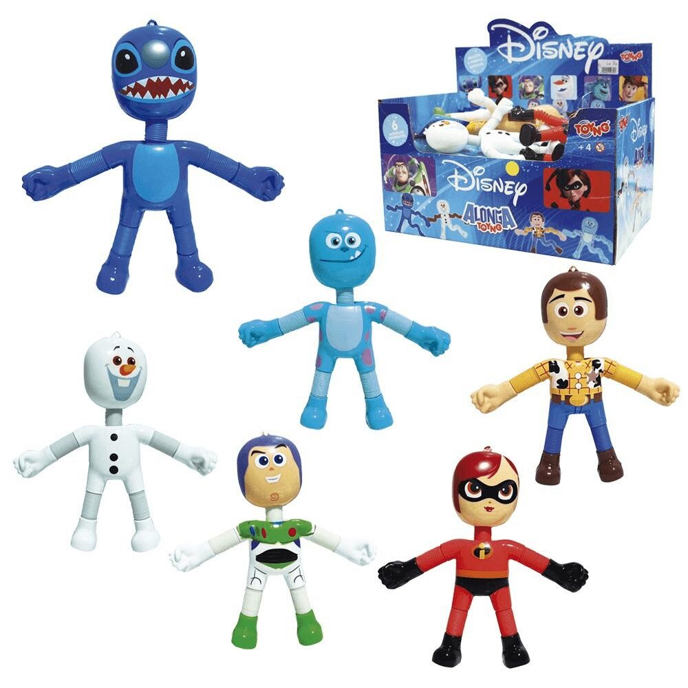 Personagem Flexível Disney Sortido - Brinquedo Articulado Divertido