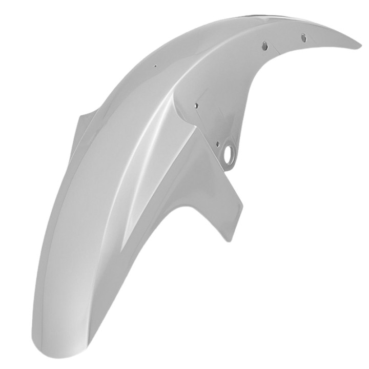 Paralama Dianteiro Compatível com Moto Yamaha YBR 125 2000 à 2002 Cor Prata ABS 100% Virgem em Oferta na Shopee