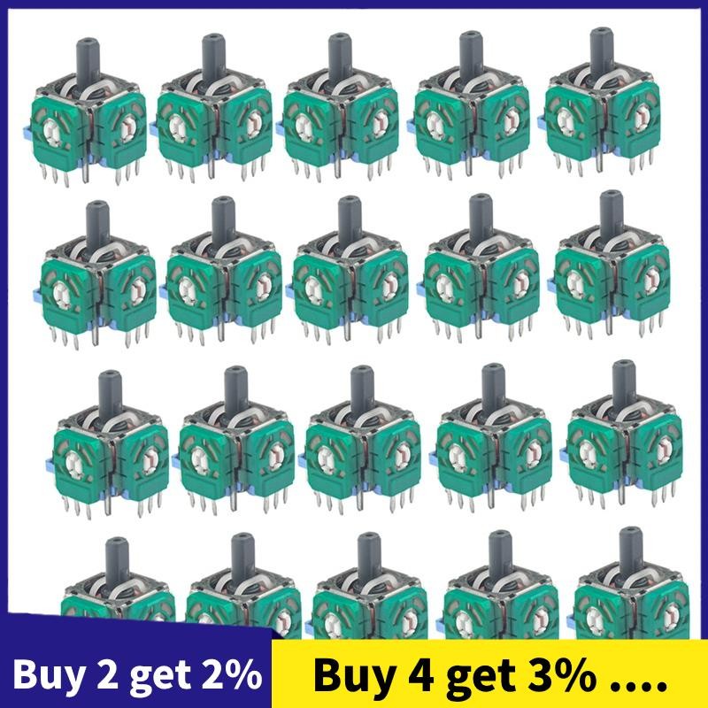 20 Peças Para Joystick Analógico 3D , Bastão De Polegar Switch Pro/ONE/Controlador De Jogo , Potenciômetro De , Fácil De em Oferta na Shopee