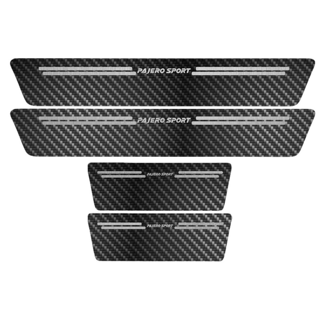 Kit Soleira Protetora Porta Premium Aço Carbono - TR4