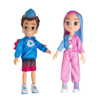 Kit Carol E Dudu Infantil Bonecos Casal Youtuber Vinil 26cm em Oferta na Shopee