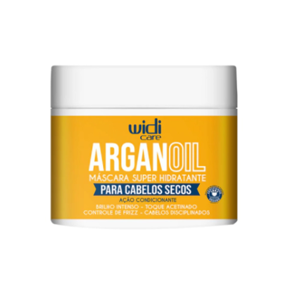 Argan Oil Máscara Super Hidratante Condicionante 300ml - Widi Care em Oferta na Shopee