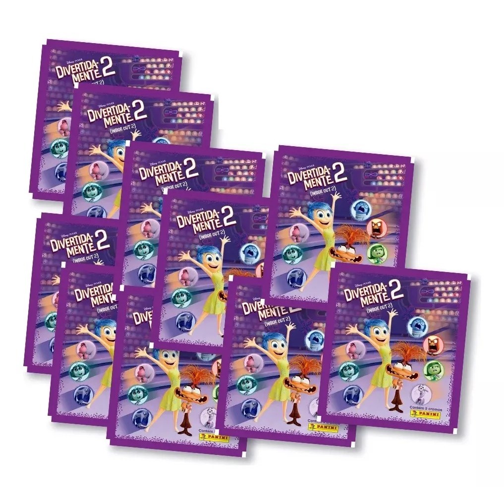 Blister C/ 6 Envelopes de Figurinhas (30 Cromos) Divertida Mente 2 - Books & Magazines