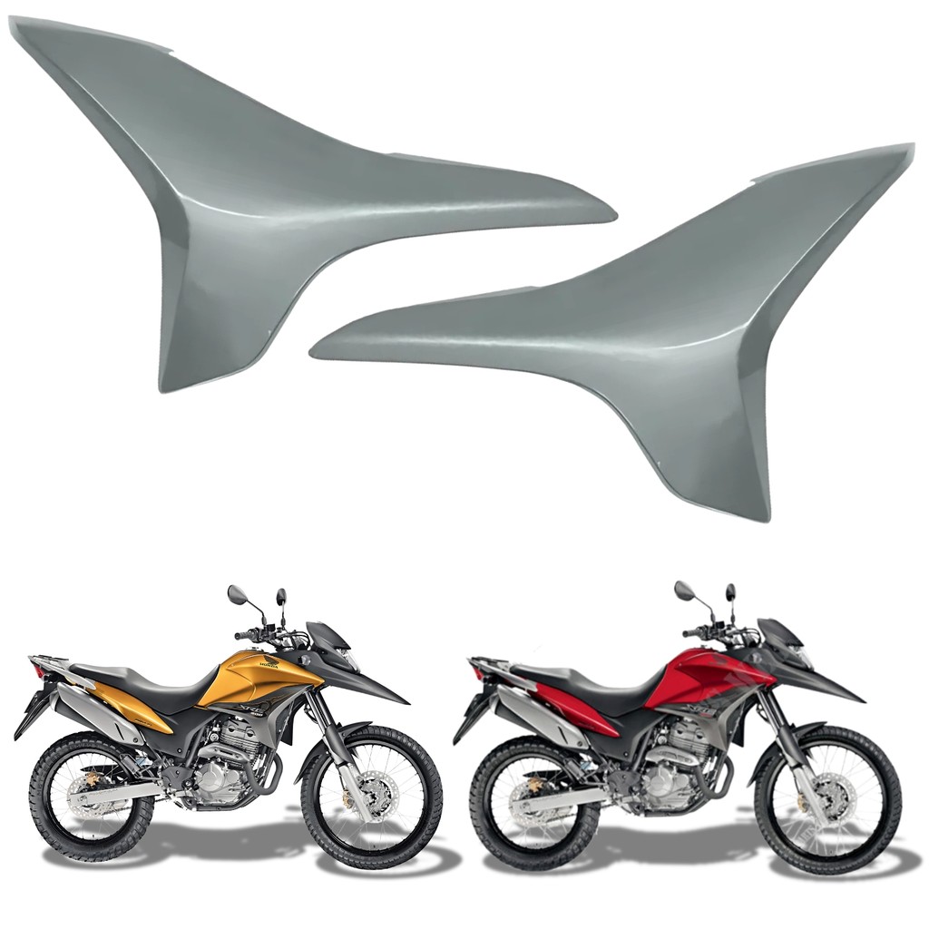 Par Carenagem Aba Aleta Inferior Tanque Honda Xre 300 Sem Pintura 2010 2011 2012