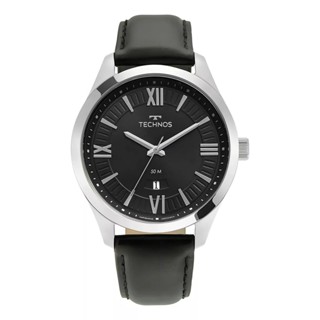 Relógio Masculino De Couro Legítimo Technos 2115mzps/0p em Oferta na Shopee
