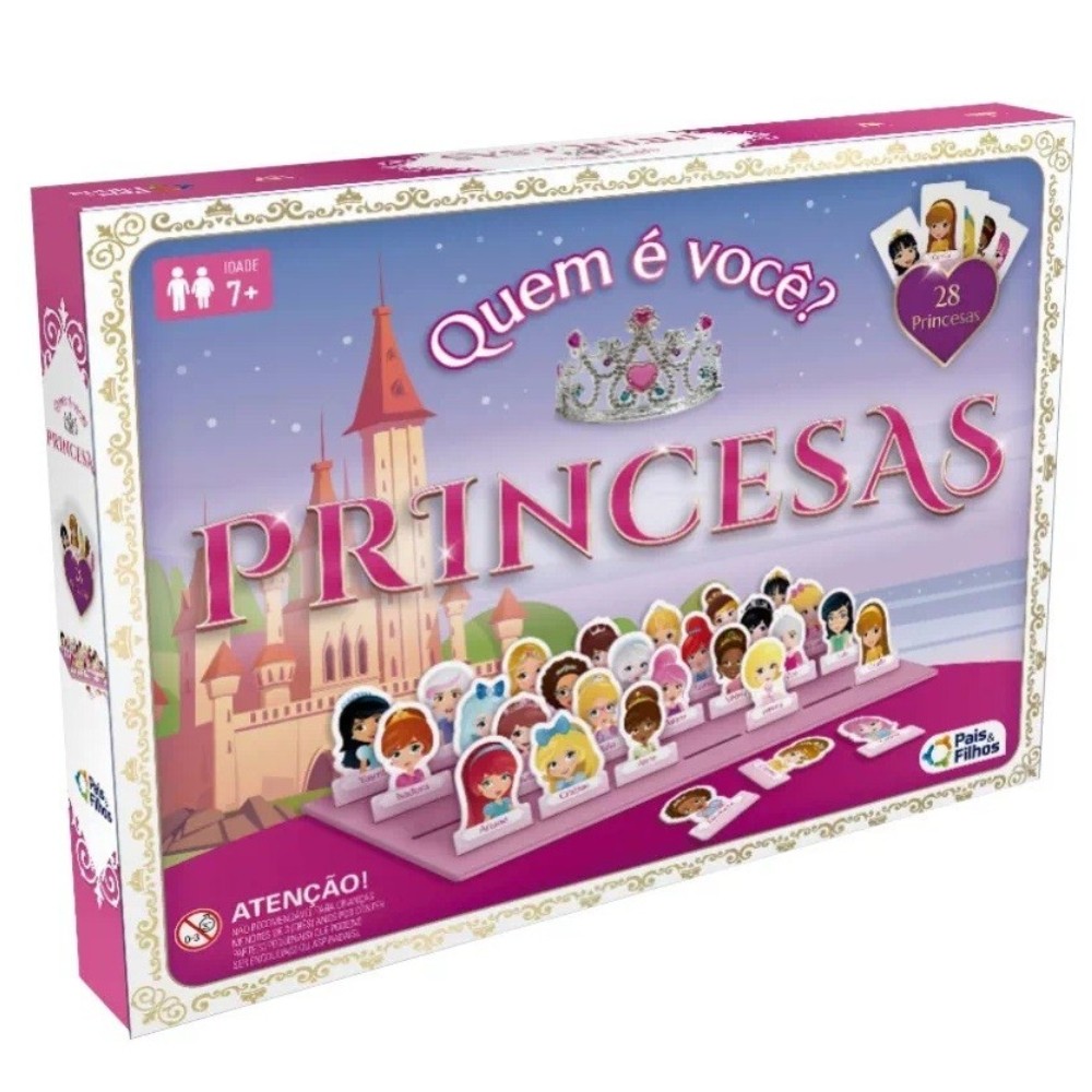 JOGO QUEM É VOCÊ? PRINCESAS PAIS E FILHOS BRINQUEDOS DE MESA FAMÍLIA TABULEIRO PERGUNTAS CARA A CARA em Oferta na Shopee