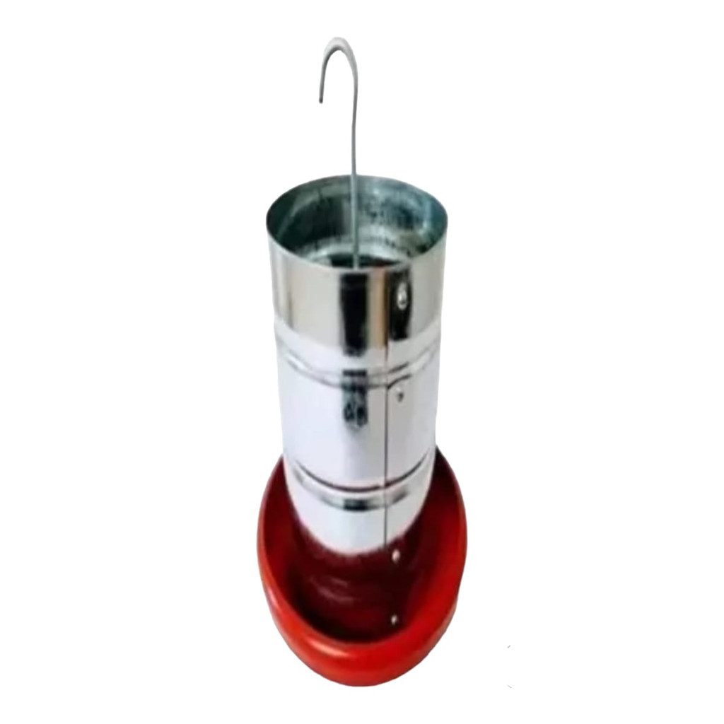 COMEDOURO TUBULAR 20KG FRANGO E GALINHA