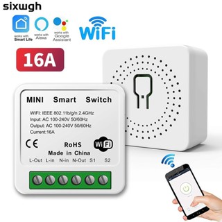 Módulo Interruptor Inteligente Tuya WiFi, Suporta Controle 1 canal,100-240V, Funciona com Alexa, Google Home em Oferta na Shopee