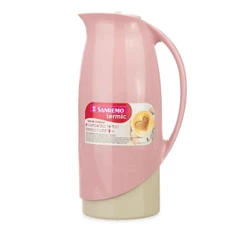 Garrafa Térmica Plástica Celebrar Rosa 1L Termic Sanremo