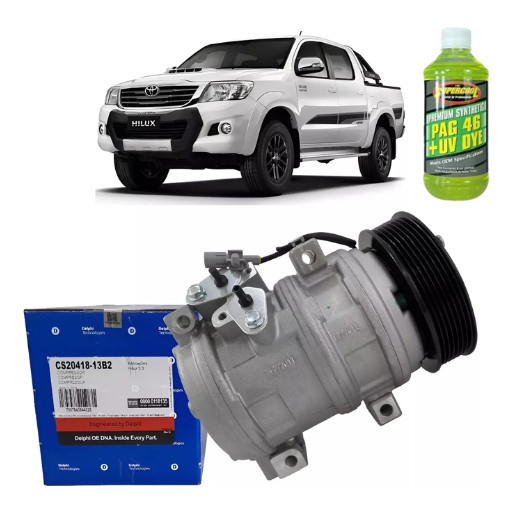 Compressor Ar Hilux 2.5 A 3.0 2006 A 2015 Delphi + Óleo