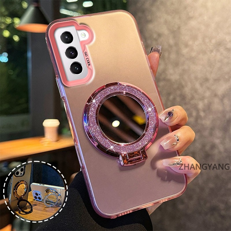 Capa Para Samsung S22 Plus S22 Transparente Espessante Banhada De Silicone À Prova De Choque Telefone CCCCA12 em Oferta na Shopee