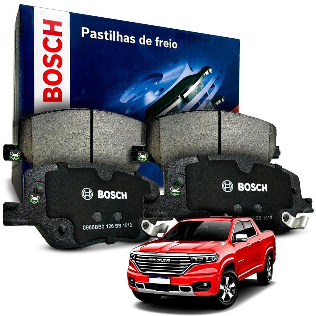 Jogo De Pastilhas Freio Dianteiro Bosch Rampage 2023 24 2025