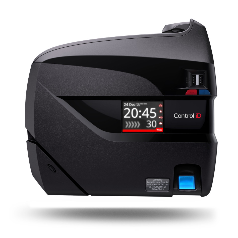 Relógio de Ponto Biométrico Control ID iDClass Bio, Ethernet - Display Touch Screen