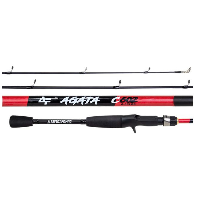 Vara Albatroz Agata C602 8-17Lb 6`0 (1,80m) - Carretilha (2 Partes) em Oferta na Shopee