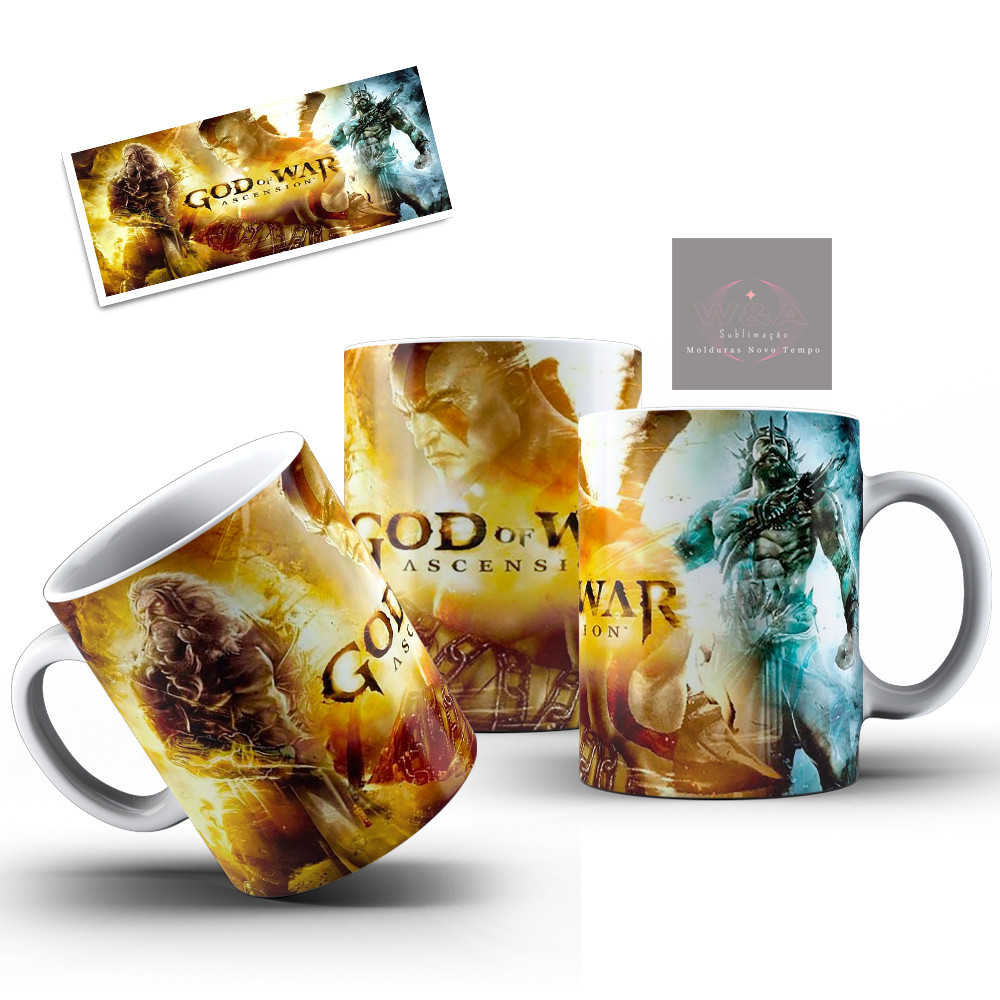 caneca personalizada god of war copo personalizado xícara canecas café presente porcela 325ML