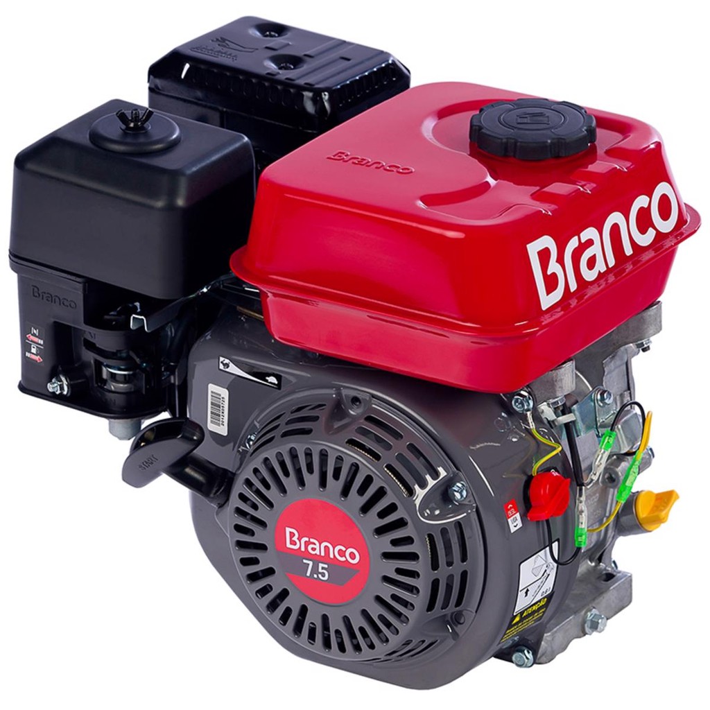 Motor Partida Manual 7,5cv 224cc B4t-7.5 5hp Branco Motores em Oferta na Shopee