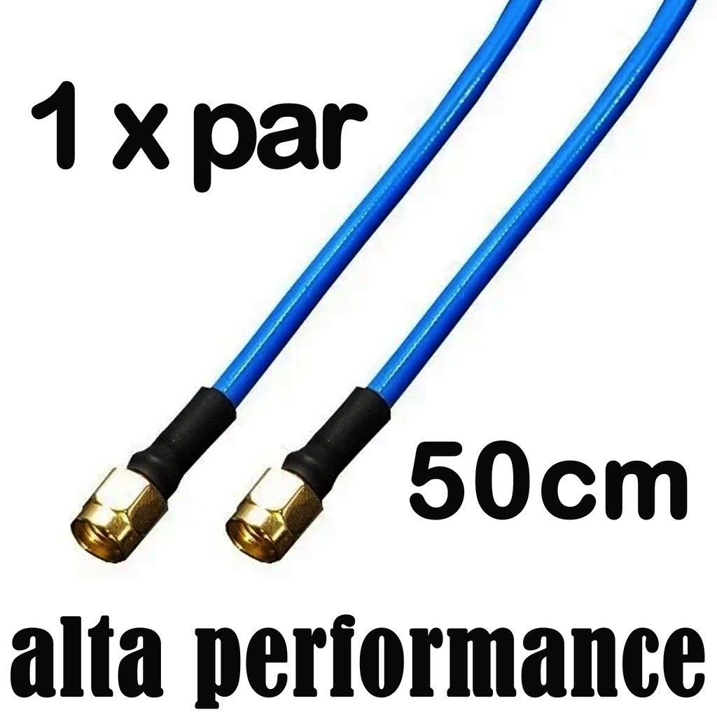 Cabo Pigtail Alta Performance - Sma-sma (0.5m) 50cm- Par 911uag Algcom , Mikrotik ,  alta qualidade