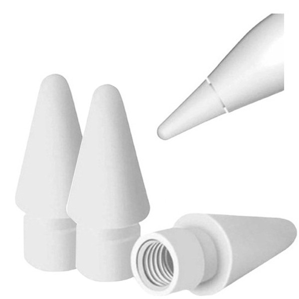 Kit 1/2/3/4/6 Ponta de Caneta Compatível com Apple Pencil 1ª E 2ª Geração