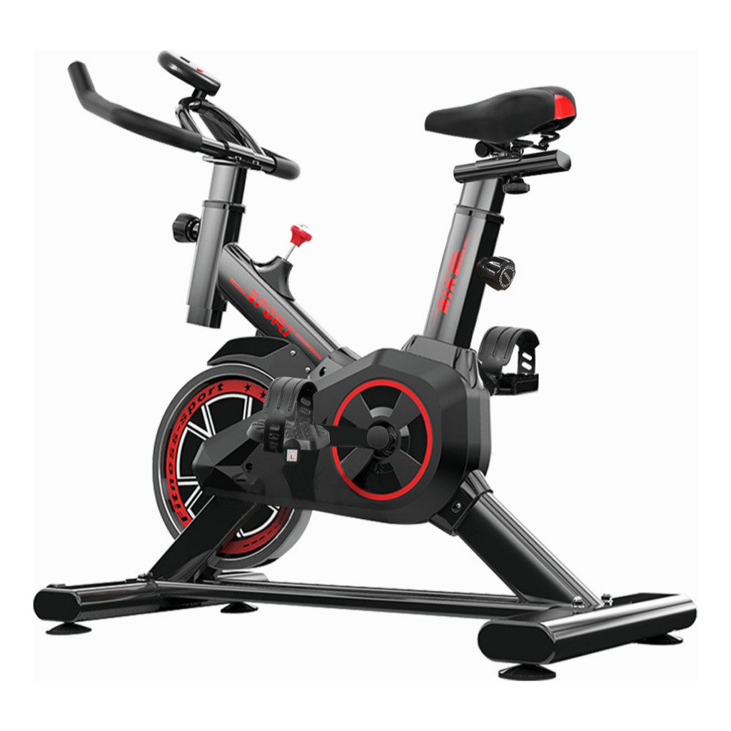 Bicicleta ergométrica Meta Parts X11 cor preto e vermelho