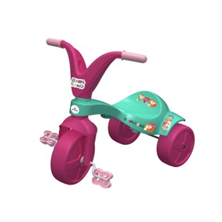Triciclo Infantil Bloom Flower Rosa Xalingo - 16354 em Oferta na Shopee