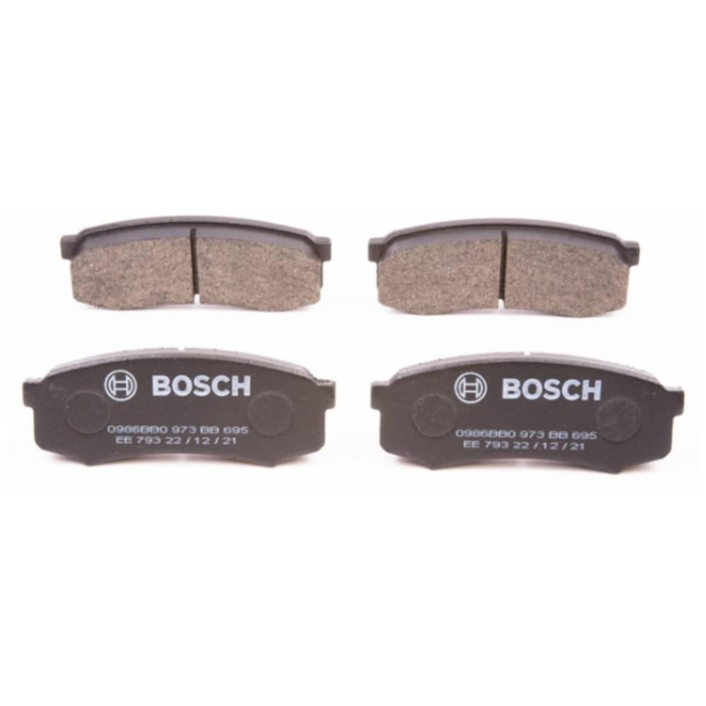 Jogo Pastilha de Freio Traseira Bosch Mitsubishi 2009 á 2021 em Oferta na Shopee