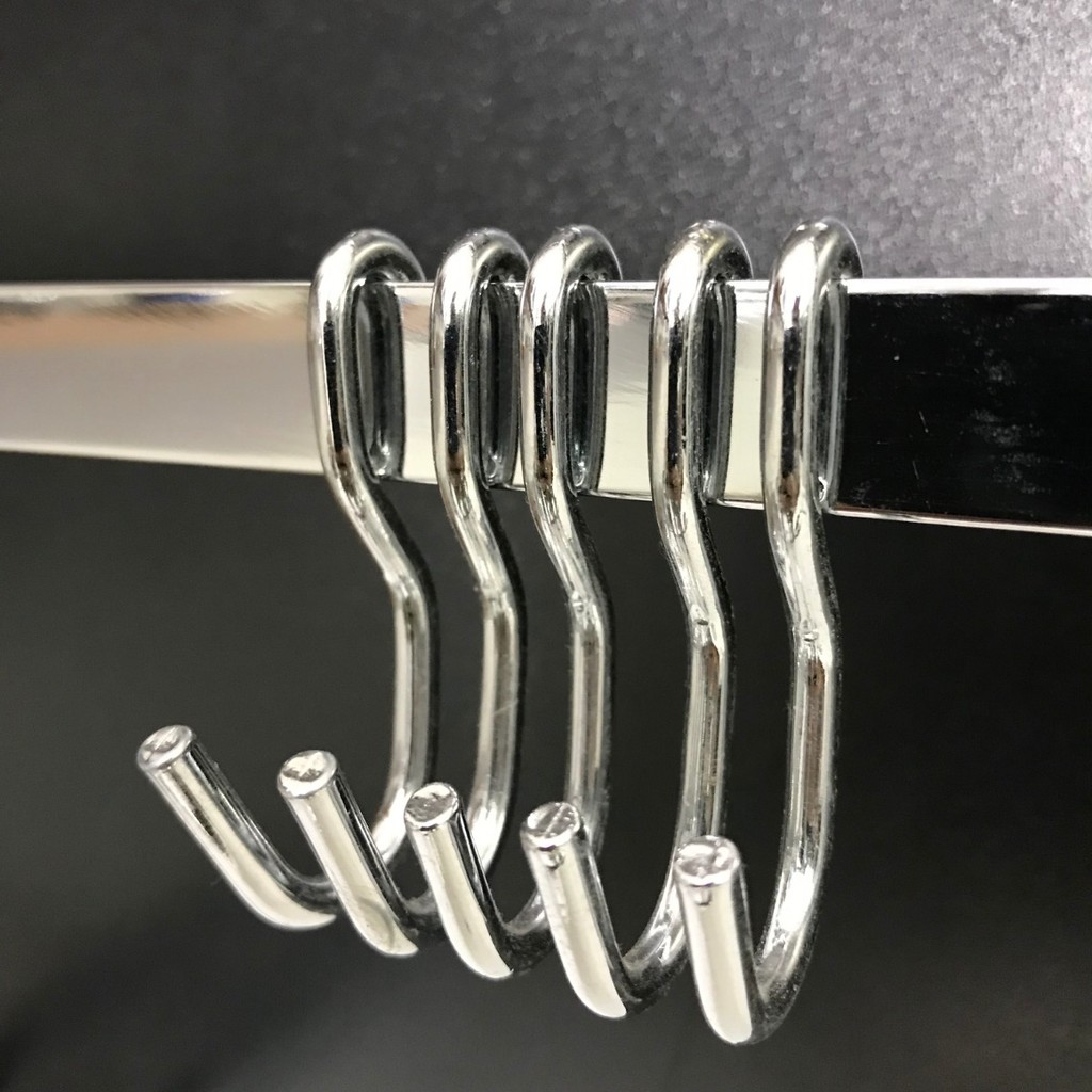 Kit 5 Ganchos Para Utensílios De Cozinha Modelo S em Oferta na Shopee