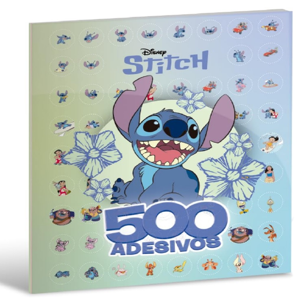 500 ADESIVOS STITCH COM FOLHAS PARA COLORIR E ATIVIDADES COM 40 PAGINAS
