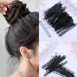 Lovito Grampos De Cabelo Casuais De Metal Com Textura Lisa Para Bebês E Crianças LCS099067 em Oferta na Shopee