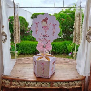 10 Unidades Centro de mesa Festa Bailarina Aquarela em Oferta na Shopee