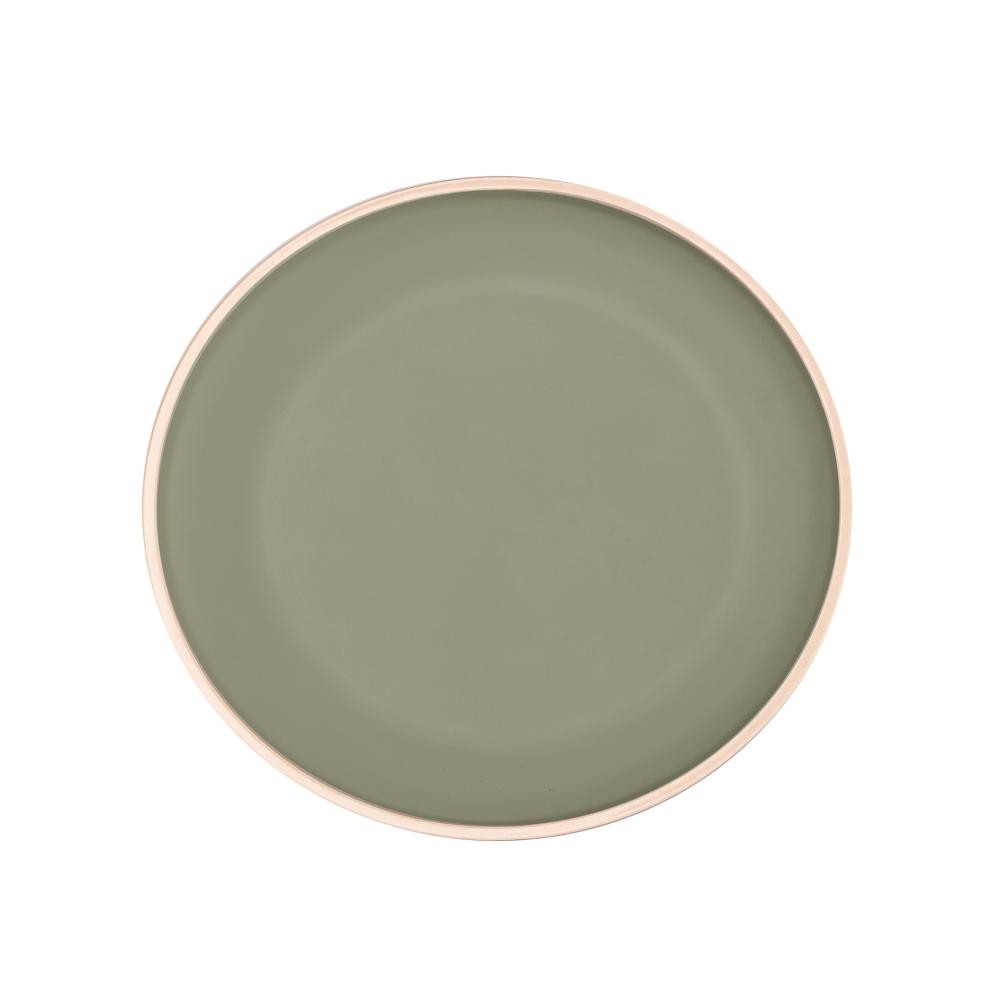 Prato de Sobremesa Wolff Class de Melamina Cinza 21,5cm em Oferta na Shopee