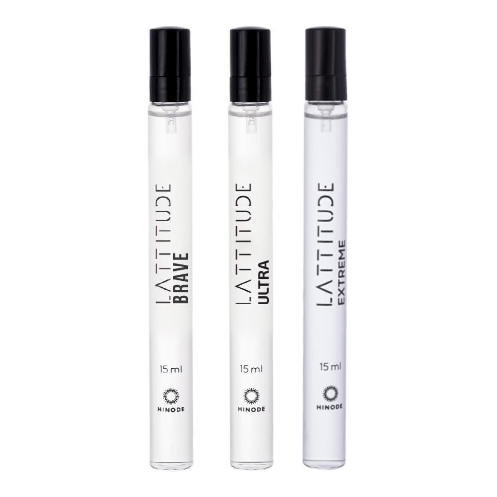 Kit 3 Perfumes de Bolsa Pockets Lattitude 1 em Oferta na Shopee