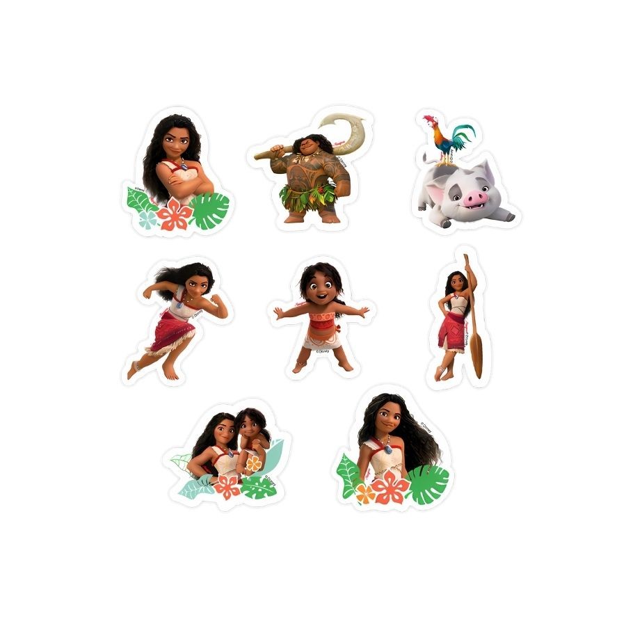 Pick Decorativo - Moana 2 - 8 unidades - Regina - Rizzo