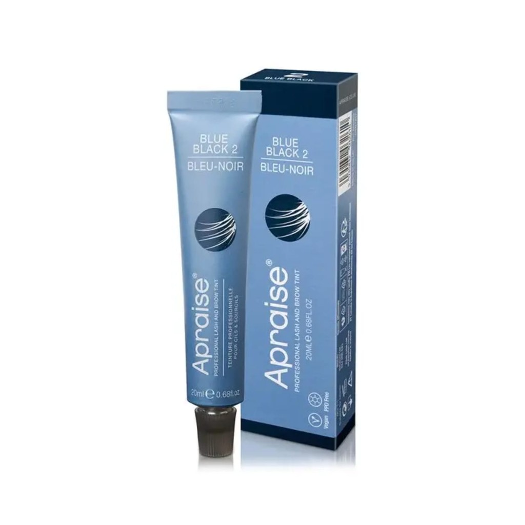 Tinta para Cílios e Sobrancelhas Apraise 20ml Blue Black 2