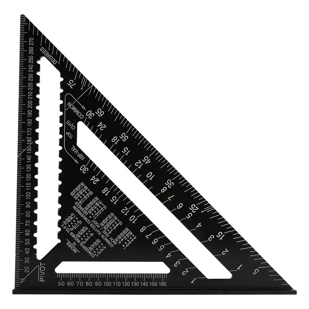 Esquadro Alumínio Triangular 12 pol marcenaria carpintaria em Oferta na Shopee