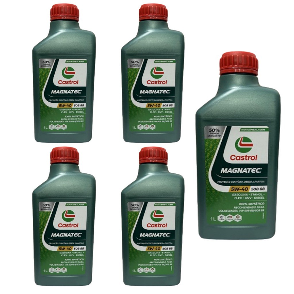 5 Óleo Castrol Magnatec 5w40 Professional Sintético 50888/50999