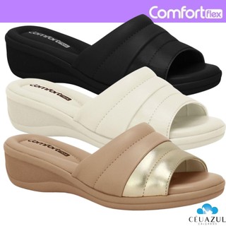 Tamanco Feminino ComfortFlex Salto Anabela Esporão Ortopédico em Oferta na Shopee
