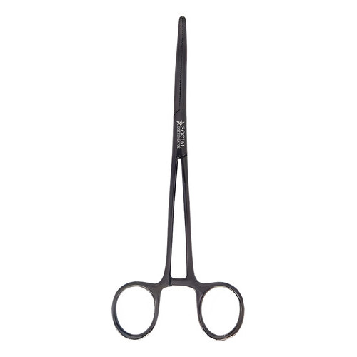 Pinça Rochester Pean Curva Plasma Preto