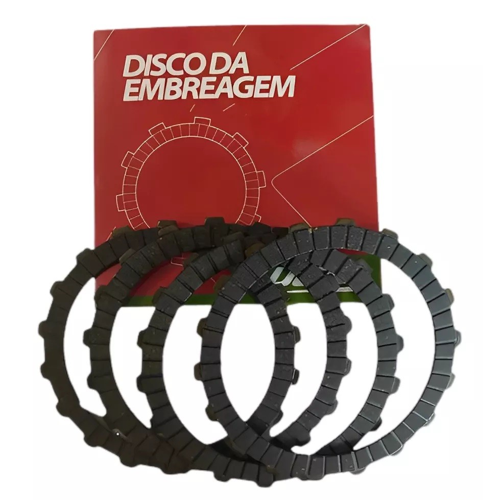 Disco De Embreagem WGK Honda Biz Bis 125 2006+ Em Diante