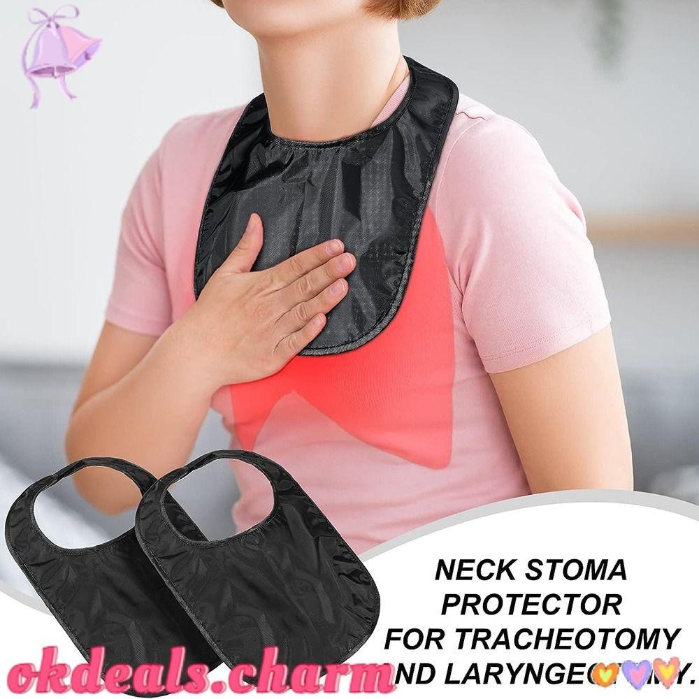 Protetor De Estoma De Pescoço CHARM , Capa De Chuveiro De Traqueostomia Ajustável Respirável , Capas Impermeáveis Reutil