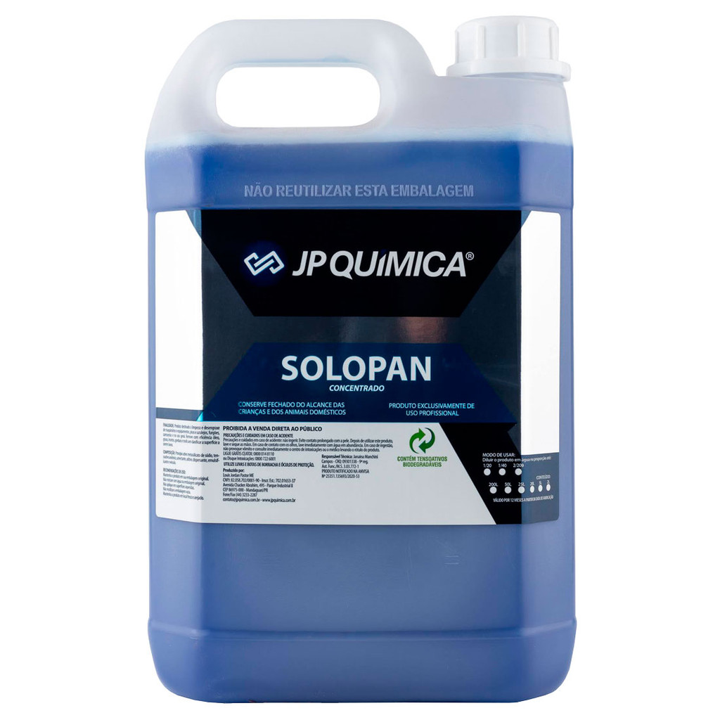 Desengraxante Solupan CM2 1:20 JP Química - 5 Litros