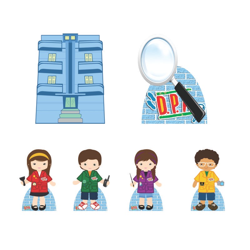 KIT DISPLAYS EM F DETETIVES DPA   MA1