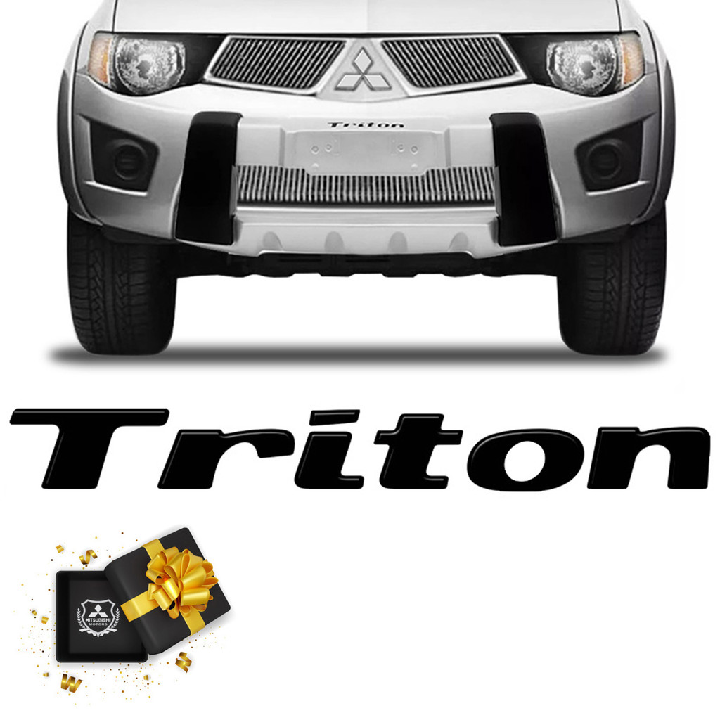Adesivo Triton L200 2011/2012 Para-Choque Overbumper Preto em Oferta na Shopee