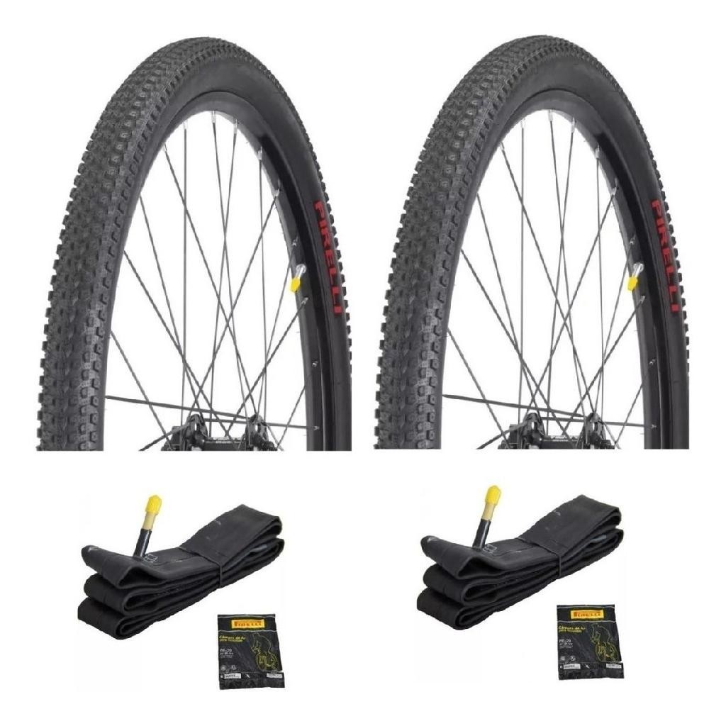 Par Pneu 29 E Câmara De Ar Pirelli Scorpion Pro 29x2.20 Mtb
