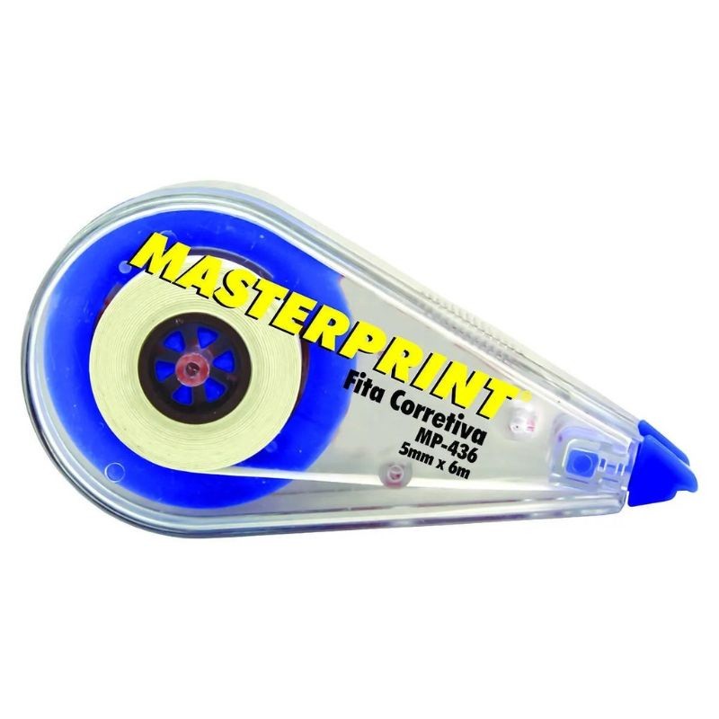 Fita Corretiva 5mm x 6m Secagem Imediata - Masterprint em Oferta na Shopee