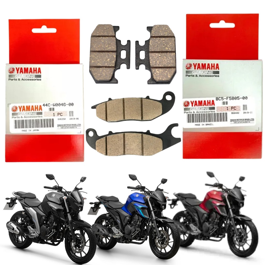 Kit Pastilha Freio Fazer250 Fz25 Original Yamaha 2018 A 2025
