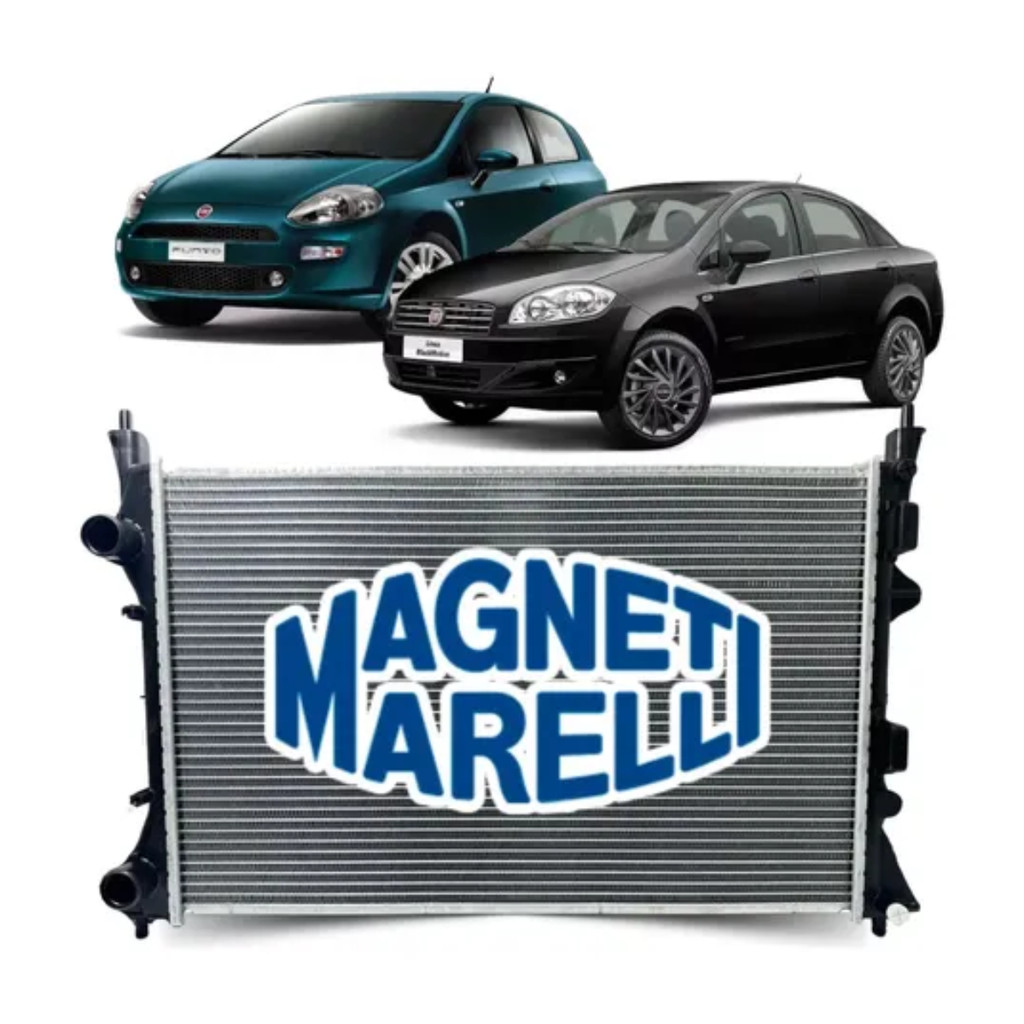 Radiador Magneti Marelli Fiat Linea Punto 1.9 2008 2011 2014  2017 - Spare Parts and Accessories for Vehicles