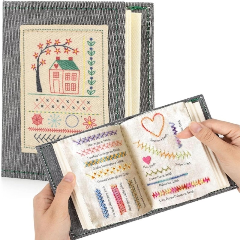 * Livro Bordado Pontos Costura Criativo Conjunto