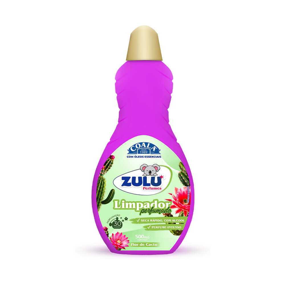 Limpador Perfumado Zulu Perfumes / Coala  Flor de Cacto 500 ml - Home & Living